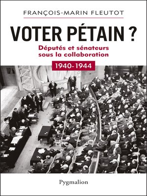 cover image of Voter Pétain ?